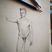 Mi Proyecto del curso: Dibujo realista de la figura humana . Ilustrasi tradisional, Seni Rupa, Membuat sketsa, Gambar Pensil, Menggambar, Gambar Realistis, Dan Gambar Gambar proyek oleh sintexis77 - 12.28.2021