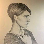 Mi Proyecto del curso: Retrato realista con lápiz de grafito. Traditional illustration, Fine Arts, Sketching, Pencil Drawing, Drawing, Portrait Drawing, Realistic Drawing, Artistic Drawing, and Figure Drawing project by Patricio Mingram - 12.28.2021