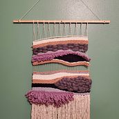 Mi Proyecto del curso: Introducción al tramado textil. Arts, Crafts, Decoration, Fiber Arts, Weaving, and Textile Design project by Daniela Garcia - 12.28.2021