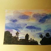 Il mio progetto del corso: Tecniche moderne di acquerello Ein Projekt aus dem Bereich Traditionelle Illustration, Bildende Künste, Malerei und Aquarellmalerei von Simona Bottin - 28.12.2021