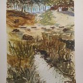 Mi Proyecto del curso: Paisajes naturales en acuarela. Un proyecto de Bellas Artes, Pintura y Pintura a la acuarela de José Luis - 28.12.2021