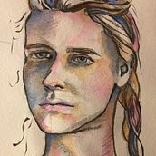 My project in Watercolor Portrait Sketchbook course Ein Projekt aus dem Bereich Malerei, Aquarellmalerei, Porträtzeichnung und Sketchbook von kkgordon - 27.12.2021
