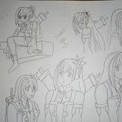 Mi Proyecto del curso: El arte del manga: dibuja personajes únicos. Een project van Ontwerp van personages, Tekening met potlood,  Tekening,  Illustratie met inkt y Manga van Andres Ceron - 29.12.2021
