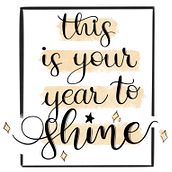Shine✨. Un proyecto de Caligrafía y Lettering digital de Sara De Matteis - 29.12.2021