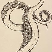 Commission Drawings for Author Evan Bond's Charred Remains collection of short stories. Drawing, Traditional illustration & Ink Illustration project by Wofford Jones - 09.27.2021