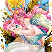 Nature soul. Un projet de Illustration traditionnelle, Dessin, Aquarelle et Illustration éditoriale de mary_ach24 - 29.12.2021