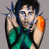 Il mio progetto del corso: Ritratto illustrato con Procreate. Un progetto di Illustrazione tradizionale, Illustrazione vettoriale, Illustrazione digitale e Disegno di ritratti di jbmbaggiani - 29.12.2021
