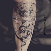 Wąż i OKO. Un progetto di Design di tatuaggi di Agata Kolarczyk - 30.12.2021