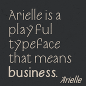 Arielle - playful serif typeface. Traditional illustration, Graphic Design, T, pograph, T, pograph, and Design project by Sam Stein - 12.30.2021
