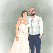 Illustrazioni digitali per matrimonio. Un proyecto de Ilustración tradicional y Eventos de Francesca Pittaluga - 20.12.2021