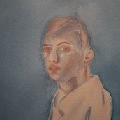 Mi Proyecto del curso: Retrato artístico en acuarela. Fine Arts, Painting, Watercolor Painting, and Portrait Drawing project by ursulanp - 12.30.2021