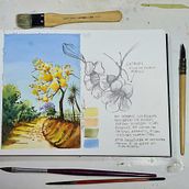 Mi Proyecto del curso: Cuaderno de viaje en acuarela. Un projet de Illustration traditionnelle, Aquarelle, Illustration architecturale , et Carnet de croquis de Luis Mendez - 30.12.2021
