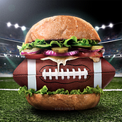 Hambre de futbol. Design, Photo Retouching, Photomontage, and Matte Painting project by Liz Vargas - 12.30.2021