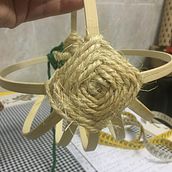 Meu projeto do curso: Cestaria artesanal contemporânea. Un progetto di Artigianato, Interior design, Interior Design, Fiber Art e Textile Design di Helena Gargana - 31.12.2021