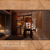 Mi Proyecto del curso: Diseño de interiores de inspiración africana: colores y patterns . Interior Architecture, Interior Design, Decoration, Interior Decoration, and Spatial Design project by jjbkstudio - 12.31.2021