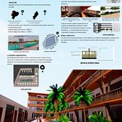 HOSTAL SATRIANO. Un projet de Architecture de Josue Delgado - 31.12.2021