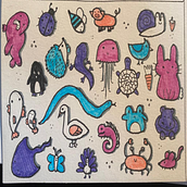 Final Project - Creative Doodling and Hand-Lettering for Beginners. Projekt z dziedziny Trad, c, jna ilustracja, T, pografia,  R, sunek,  Pismo dekorac i jne użytkownika Alex Lu-Sullivan - 31.12.2021