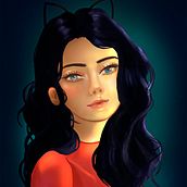 Mi Proyecto del curso: Iluminación y color para retratos digitales en Photoshop . Un projet de Illustration traditionnelle, Illustration numérique , et Peinture numérique de Ingrid Viveros Herrera - 30.12.2021