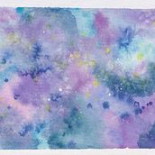 Galaxy M. Traditional illustration, Fine Arts, Painting, and Watercolor Painting project by melonmalibu - 12.30.2021