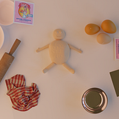 My project in Creative 3D Animation in Blender course. Een project van 3D, 3D-animatie y  3D-ontwerp van ounnoughiyacine - 01.01.2022