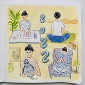 My project in Character Creation from Observational Drawings course. Traditional illustration, Character Design, Drawing, and Sketchbook project by Kaye Shu - 01.01.2022