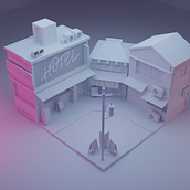 Japan District . Un progetto di 3D, Progettazione di giochi, Progettazione 3D e Design di Mohammad Al Dmour - 01.01.2022