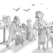 My project in Basic Principles of Drawing People from Imagination course. Un proyecto de Ilustración tradicional, Bellas Artes, Bocetado, Dibujo a lápiz, Dibujo, Dibujo artístico y Dibujo anatómico de melopi - 31.12.2021