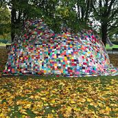 Comfortblanket for our planet. Design, Arts, Crafts, Sewing, and Fiber Arts project by van bakel - 01.01.2022