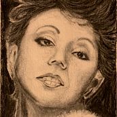 Retrato artístico al carboncillo: creando atmósferas. Traditional illustration, Fine Arts, Drawing, Portrait Drawing, Realistic Drawing, and Artistic Drawing project by Regina von Reitzenstein - 01.01.2022