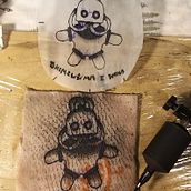 Design and tattoo in pig skin . % candido_cg tarafından hazırlanan Geleneksel illüstras, on, Dijital İllüstras, on, Ve Dövme Tasarımı projesi - 01.01.2022