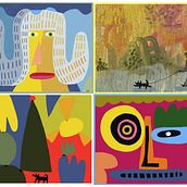 Recent projects using my illustrations. Traditional illustration, Arts, and Crafts project by Kim Murton - 01.02.2022