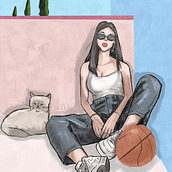 My project in Pictorial Portraits Using Digital Techniques course. Digital Illustration, Portrait Drawing, and Digital Painting project by Mark J. Batoon - 01.02.2022