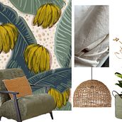 Mi Proyecto del curso: Diseño textil para proyectos de interiorismo. Interior Architecture, Interior Design, Decoration, Interior Decoration, and Spatial Design project by Adelina Palacio - 01.02.2022