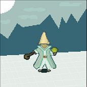 My project in Introduction to Character Design in Pixel Art course. Un progetto di Character design, Videogiochi, Pixel art e Progettazione di videogiochi di Benjamin B - 02.01.2022