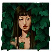 My project in Digital Fantasy Portraits with Photoshop course. Projekt z dziedziny Trad, c, jna ilustracja,  R, sunek, Ilustracja c, frowa, Portret, R, sunek c, frow, Malarstwo c i frowe użytkownika Sheela Sarang - 31.12.2021