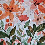 My project in Artistic Floral Watercolor: Connect with Nature course. Un proyecto de Ilustración tradicional, Pintura, Pintura a la acuarela e Ilustración botánica de michelaviviano - 02.01.2022