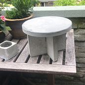 My project in Concrete Furniture Creation for Beginners course. Un progetto di Artigianato, Design e creazione di mobili, Interior design, Interior Design e DIY di Rachel van Berlo - 02.01.2022