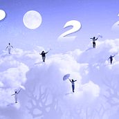 Bonne année 2022. Traditional illustration, and Graphic Design project by Géraldine Moine - 01.02.2022