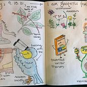 My project in Illustrated Life Journal: A Daily Mindful Practice course . % Terri tarafından hazırlanan Güzel sanatlar, Eskiz çizimi, Yaratıcılık, Çizim, Ve Eskiz defteri projesi - 01.02.2022