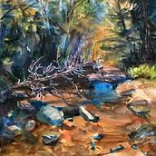 My project in Natural Landscapes in Watercolor course. Fine Arts, Painting, and Watercolor Painting project by inshele - 01.02.2022