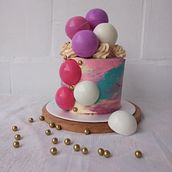 Mi Proyecto del curso: Cake design: técnicas decorativas modernas. Design, and DIY project by Ana Sofia Cardona Castro - 01.02.2022