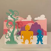 Accordion characters and environment elements . Un proyecto de Papercraft de Erin Wilson - 02.01.2022