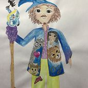 Mi Proyecto del curso: Introducción a la ilustración infantil. Traditional illustration, Fine Arts, Painting, Pencil Drawing, Drawing, Watercolor Painting, Children's Illustration, and Narrative project by Martha Gpe. Rojas Mena - 01.03.2022