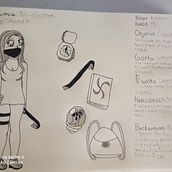 Meu projeto do curso: Criação de personagens de mangá. Traditional illustration, Character Design, Comic, and Manga project by malheiroleonor8 - 01.03.2022