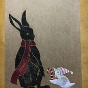 Mon projet du cours : Impression au bloc pour l'illustration. Traditional illustration, Arts, Crafts, Fine Arts, Stor, telling, Printing, Children's Illustration, and Engraving project by M Algrain - 01.03.2022