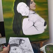 Mi Proyecto del curso: Retrato realista con lápiz de grafito. Traditional illustration, Fine Arts, Sketching, Pencil Drawing, Drawing, Portrait Drawing, Realistic Drawing, Artistic Drawing, and Figure Drawing project by Marce Restrepo - 01.03.2022