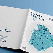 Rapport d'activité . Design project by Gaëlle Huber - 06.10.2021