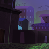 Cenários. Animation, Traditional illustration, Art Direction, 2D Animation, and Digital Painting project by Daniel Ferreira Neto - 01.03.2022