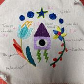 Mi Proyecto del curso: Bordado contemporáneo con puntos tradicionales mexicanos. Projekt z dziedziny Craft,  Haft,  Tkactwo, Wzornictwo tekst i liów użytkownika carmelilla_vivo - 03.01.2022