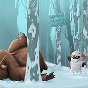 The Nutty Wolverine . Traditional illustration, Character Design, Digital Illustration, and Digital Painting project by Haydn Pietrucci - 01.03.2022